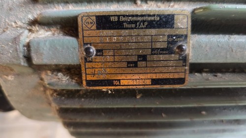 Vem ddr elektromotor veb thurm - ddr,